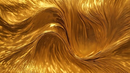 Abstract wavy creative urgency minimalist golden shade gradient background.