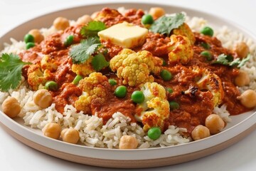 Delicious Vegan Cauliflower Tikka Masala with Golden Brown Edges