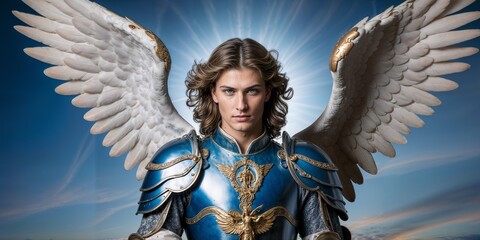 A portrait of an archangel