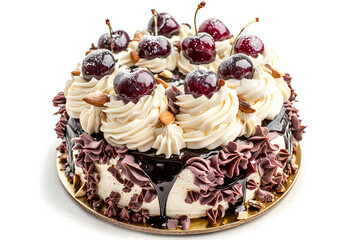 chocolate cake with cherry