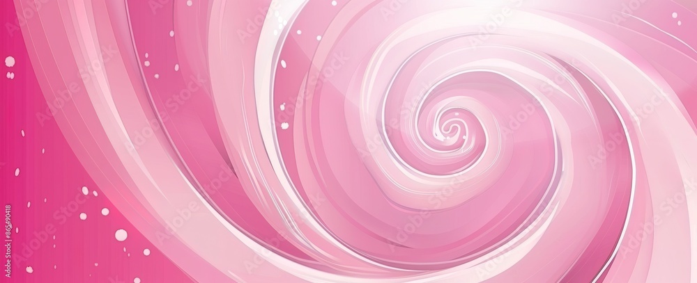 Poster abstract pink swirl background - modern twisted design with smooth gradient and soft curves for digi