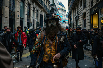 group of homeless people