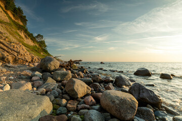 The landscape on the Baltic Sea.