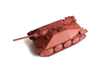 Scale model of old vehicle