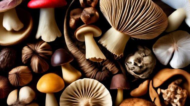  A delightful assortment of mushrooms ready for culinary adventures