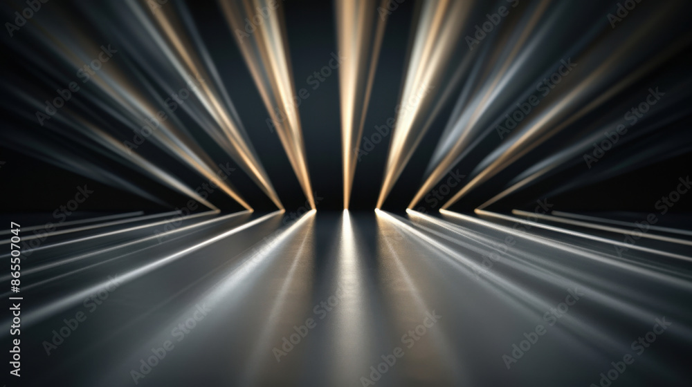Poster abstract futuristic background with dynamic light beams creating a modern, high-tech, and innovative