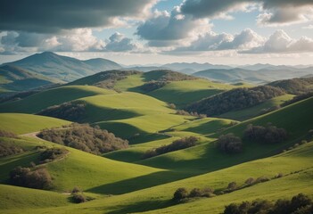 panorama of the mountains