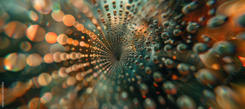 Poster abstract illustration of singularity concept. origin of life. space and science. background image. c