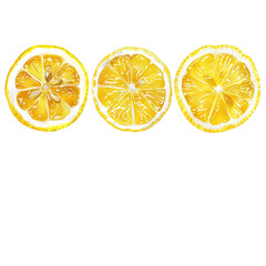 Collection of ripe juicy yellow lemons png