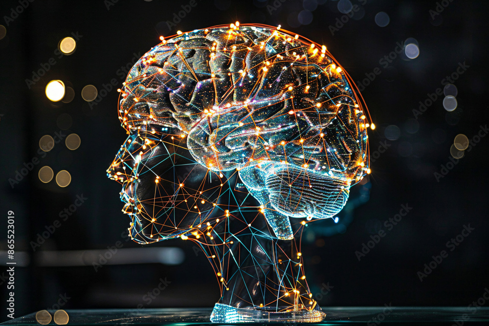Poster brain-computer interface electrodes mapped