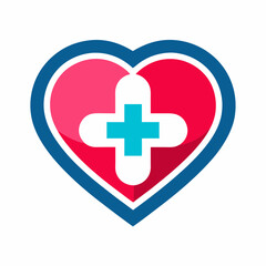 Obraz premium heart with cross