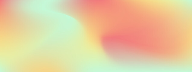 Light yellow, Green, orange blurred Background. Colorful illustration in abstract style with gradient. Modern Backdrop for Poster, Landing, Website, Invitation Card. Mesh filling. Vector illustration.