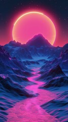 Neon Mountain Valley