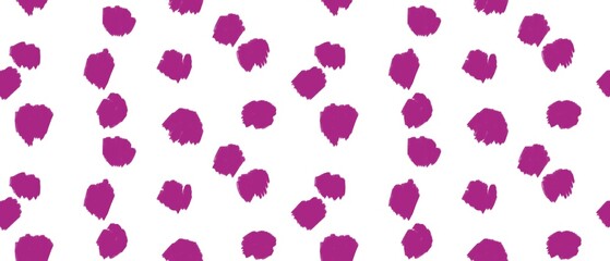 Seamless abstract textured pattern. Red, magenta, white. Digital brush strokes background. Illustration. Stains. Design for textile fabrics, wrapping paper, background, wallpaper, cover.