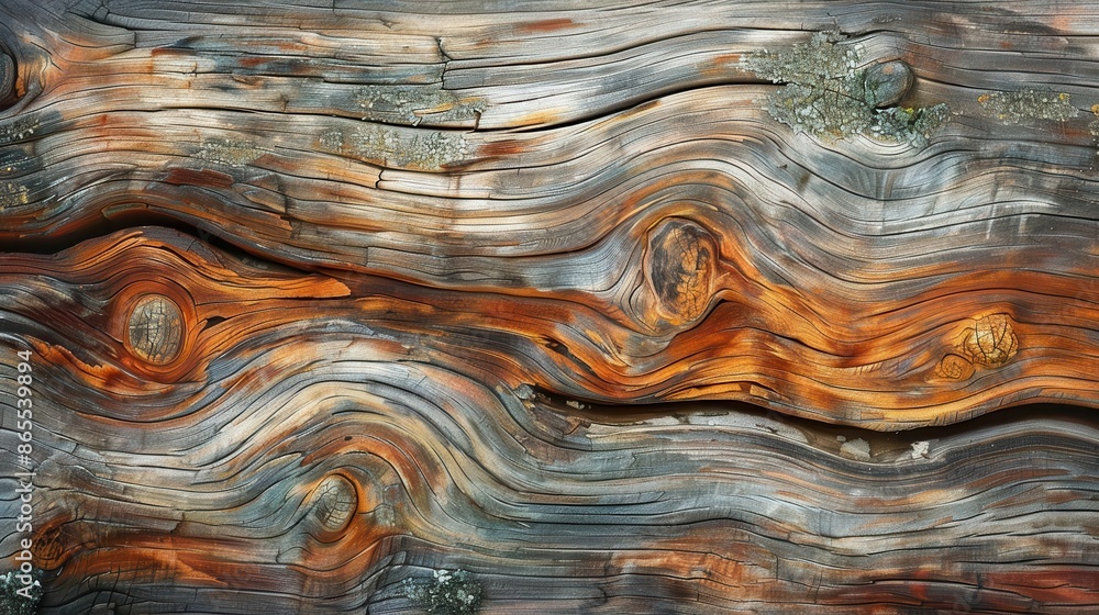 Poster rustic elegance weathered wood texture background with organic patterns and warm tones abstract phot