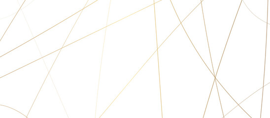 Abstract background golden strokes curved lines digital art simple threads on blank background 