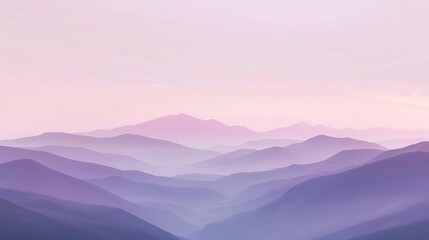 soothing pastel mountain landscape with soft blush and lavender hues aigenerated minimalist wallpaper