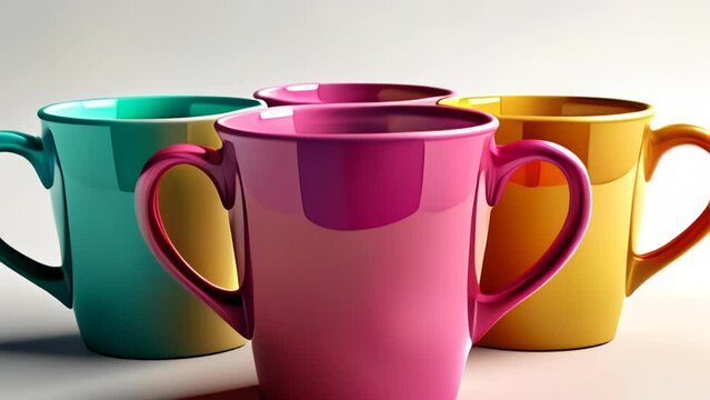  Vibrant mugs a splash of color in your kitchen