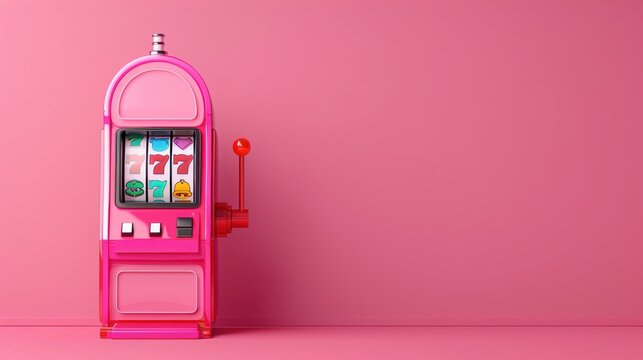 An elegant black casino slot machine, featuring a minimalist design with clean lines and a sophisticated look. The image offers ample copy space for customization.