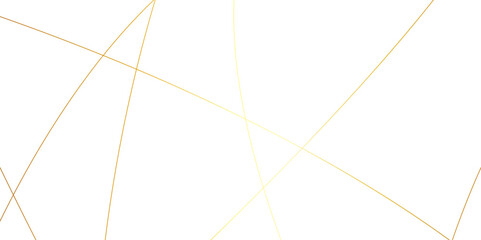 Golden lines on white background abstract vector digital art 