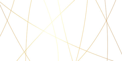 Golden lines on white background abstract vector digital art 