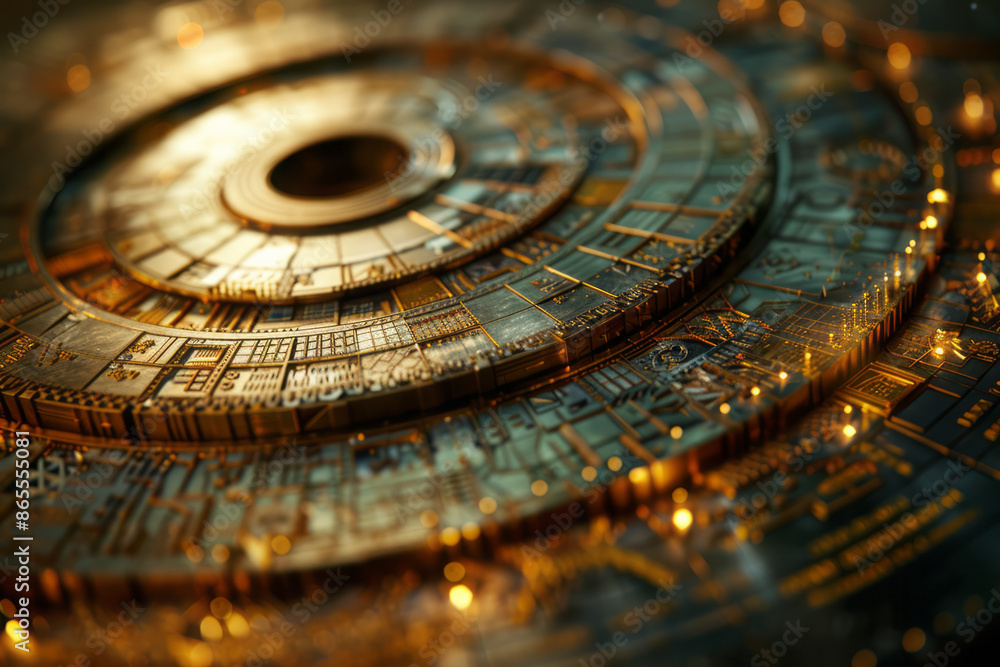 Poster An interactive radar chart comparing the inflation-adjusted value of major currencies,