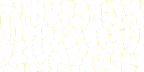 White background golden strokes abstract vector design texture crystalized crack effect