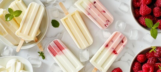 Step-by-Step Guide to Making Homemade Strawberry Popsicles in a Kitchen Setting