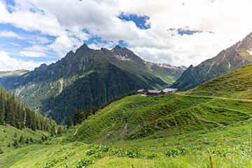 landscape in the mountains