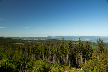 Śnieżnik, widok na Masyw Śnieżnika