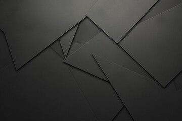 Black dark gray abstract background. Geometric pattern shape