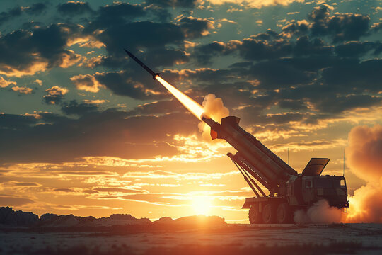 Ground air defense system. Military equipment