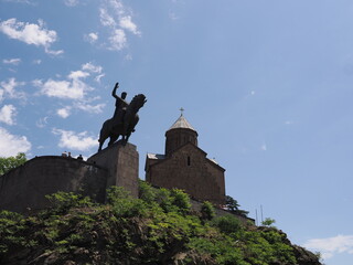 ジョージア　トビリシのメテヒ教会