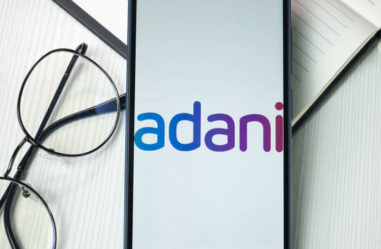 New York, USA - 21 June 2024: adani Logo on Phone Screen, Company Icon