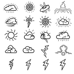 Storm icon, electricity icon, flash icon, lightning icon, thunder icon, thunderstorm icon, weather icon, danger icon, illustration icon, bolt icon, light icon, thunderbolt icon, climate icon, stroke i