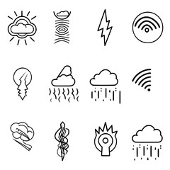 Storm icon, electricity icon, flash icon, lightning icon, thunder icon, thunderstorm icon, weather icon, danger icon, illustration icon, bolt icon, light icon, thunderbolt icon, climate icon, stroke i