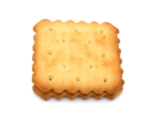 Sweet cookies isolated on a white background