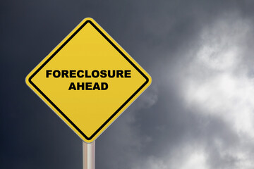 Foreclosure Ahead - Crossing sign