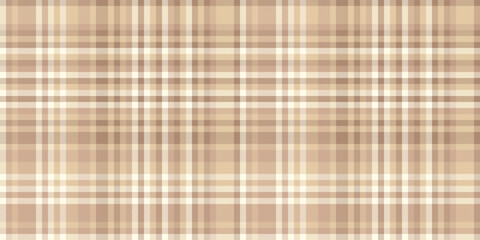 Horizon vector textile check, dress tartan fabric texture. Knit seamless pattern background plaid in light and orange colors.