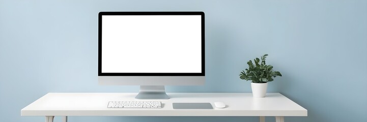 Sleek Minimalist Home Office Workspace