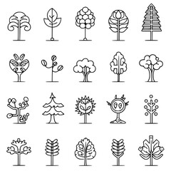 Tree Icon, Tree Vector, Tree illustration, palm tree icon, palm tree svg, Christmas tree svg, ecosystem, growth, horizontal, icon set, outline, panoramic, abstract, illustration, shape, birch tree, fi