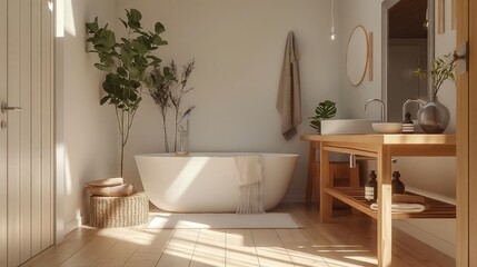 Scandinavian style bathroom