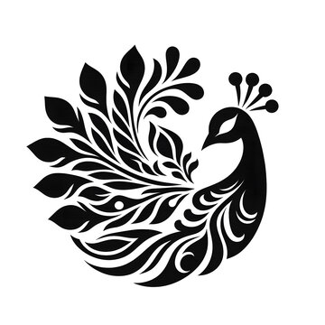 Peacock  monotone logo