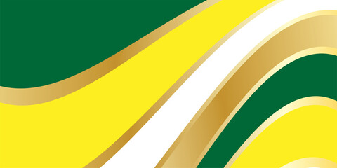Abstract green white golden background with flowing lines and curves in a green shades colors, green marble lines