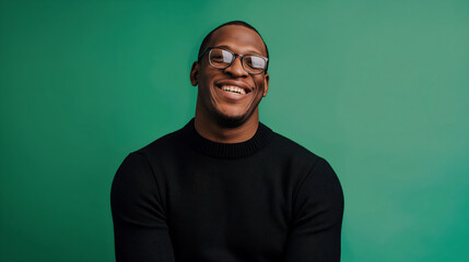 Fototapeta premium young ceo smiling, copy space
