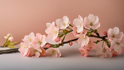 Obraz premium pink cherry blossom in spring