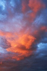 Nuage au sunset