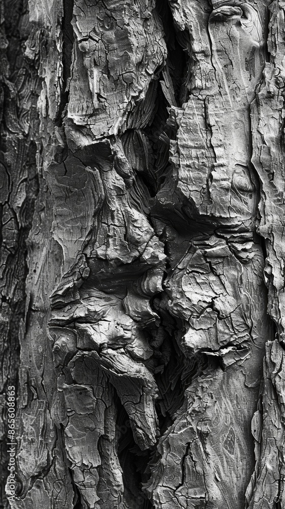 Poster the bark of the tree trunks appeared almost etched in time adding to the abstract nature of their ap