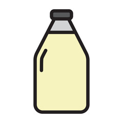 Milk Vector Filled Icon Design