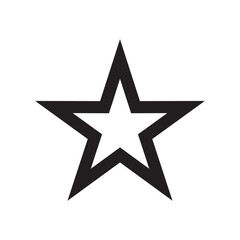 Star icon vector